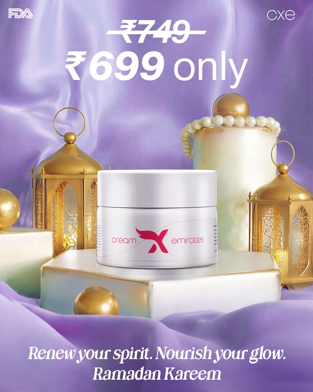 Xemirates Skin repairing and brightening cream
