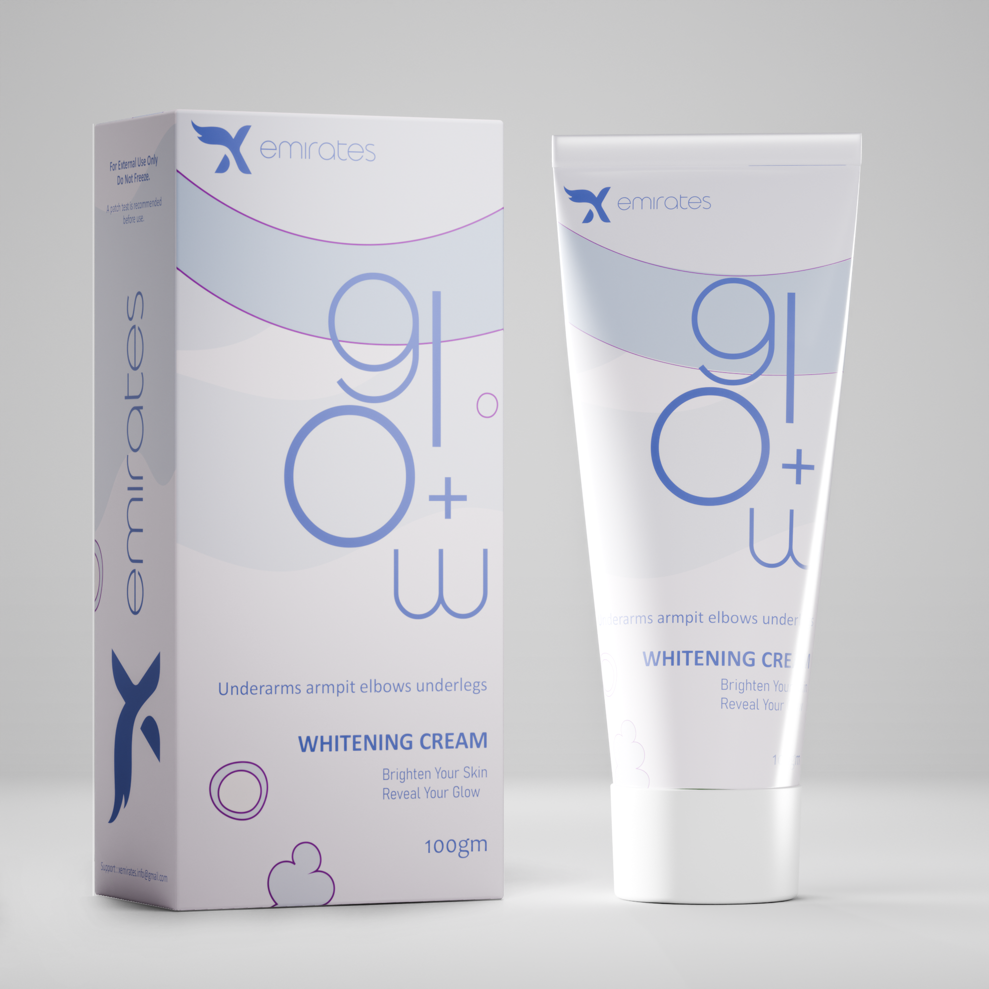 Glow+Underarms ,armpit, elbows ,underlegs (100g)